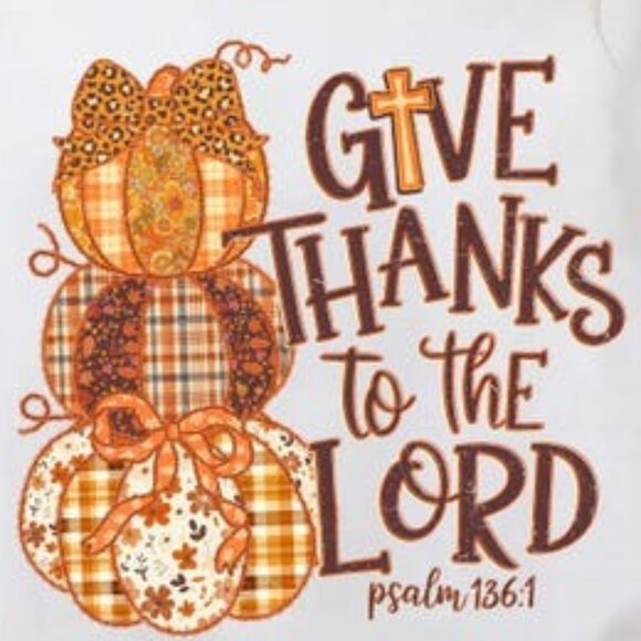 Give Thanks To The Shirt, Thanksgiving Pumpkin Unisex Shirt - Picture 2 of 4